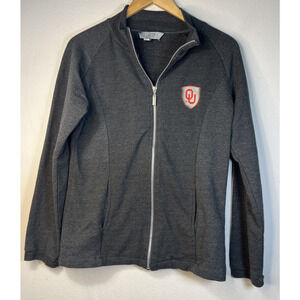 Campus specialties Knit Full Zip Jacket Oklahoma Sooners size medium embroidered